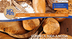 Desktop Screenshot of paoearte.com.br